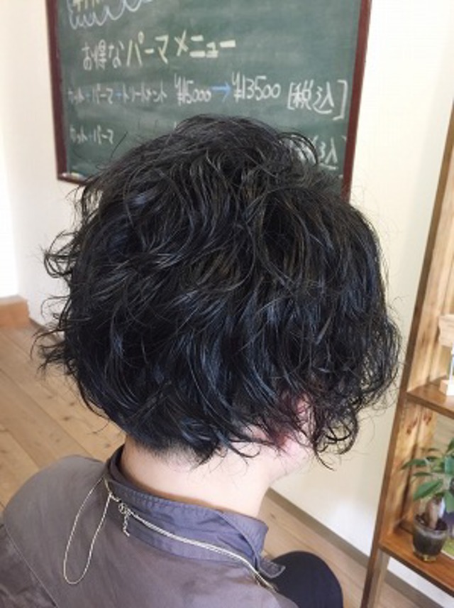 メンズ パーマ ウェット ヘアスタイルコレクション